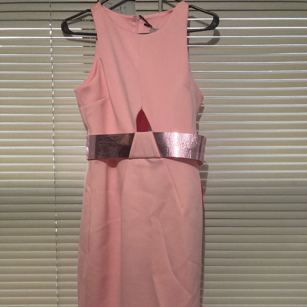 ASOS cut out belted midi dress